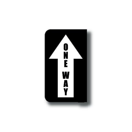 Ergomat 17in x 30in HALF SIGNS - One Way Right DSV-SIGN 510 #0599RIGHT -UEN